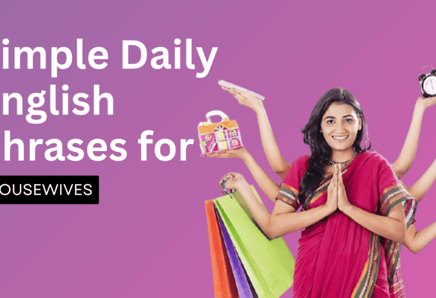 Simple Daily English Phrases for Housewives