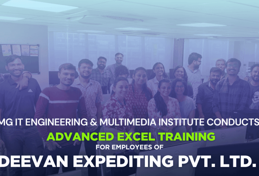 DMG IT Engineering & Multimedia Institute Conducts Advanced Excel Training for Employees of Deevan Expediting Pvt. Ltd., Ahmedabad