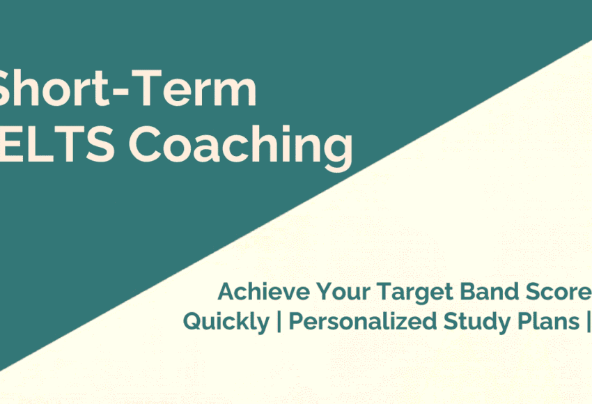 Short-Term IELTS Coaching in Ahmedabad
