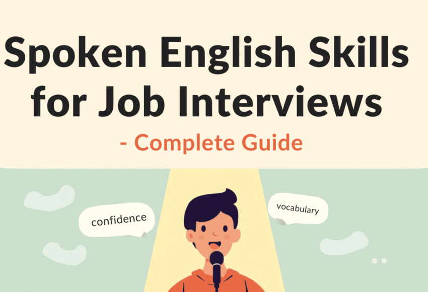 Spoken English Skills for Job Interviews – Complete Guide