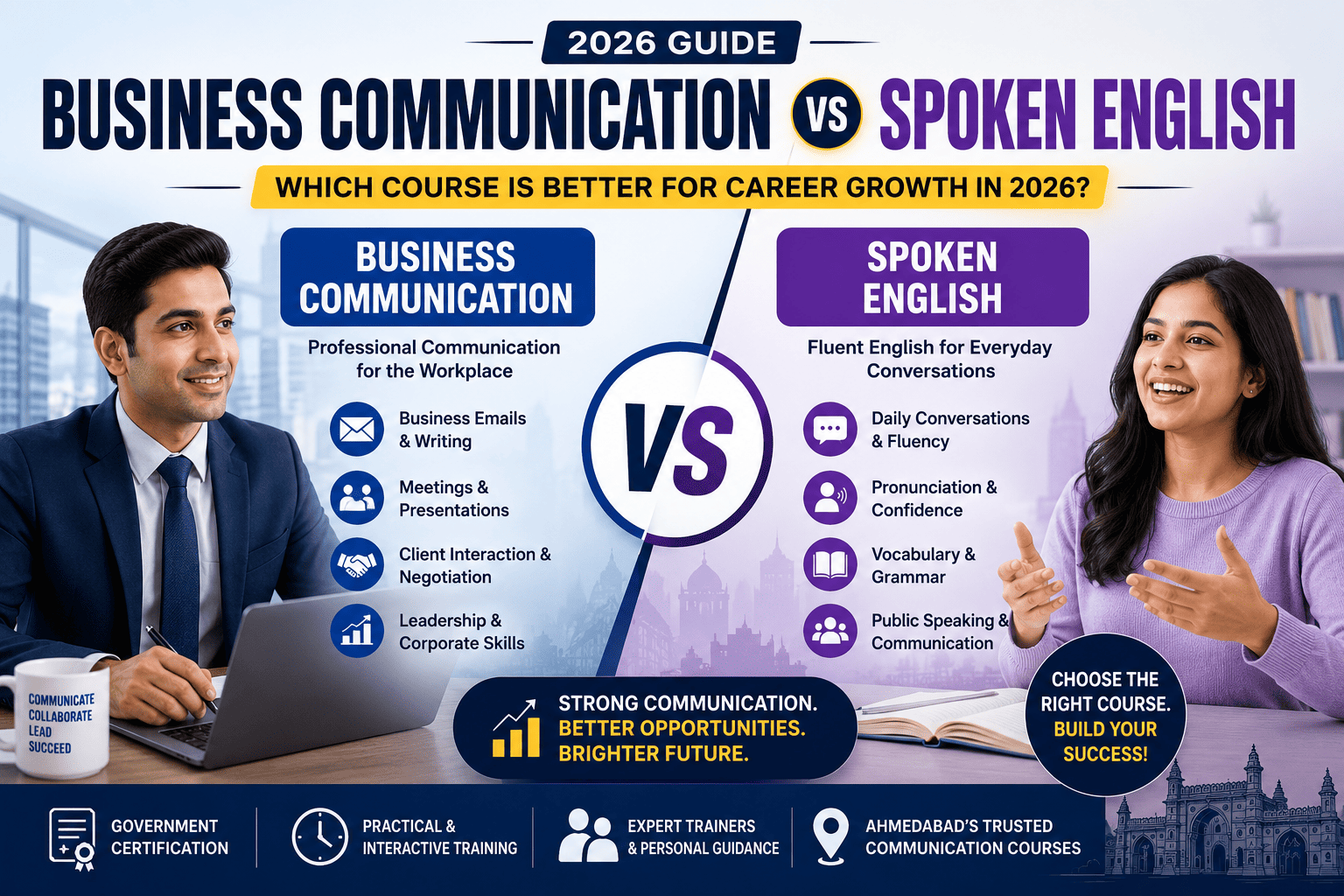 Business Communication vs Spoken English: Which Course Is Better for Career Growth in 2026?
