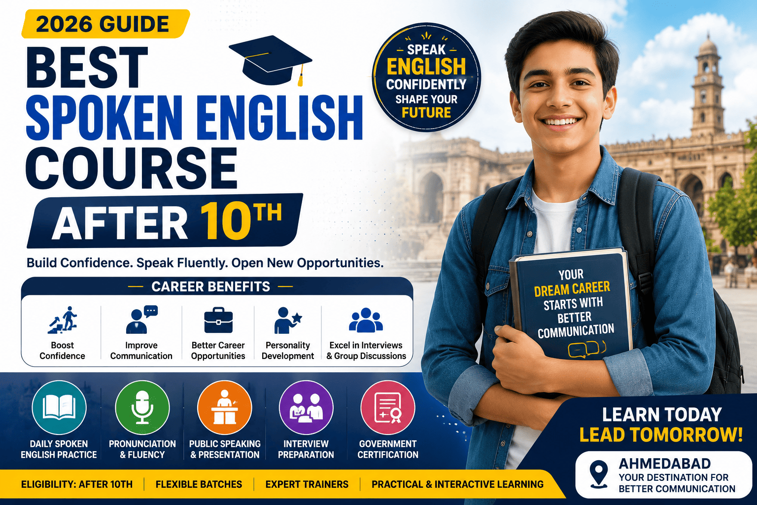 Best Spoken English Course After 10th (2026): Eligibility, Syllabus, Career Benefits & Job Opportunities