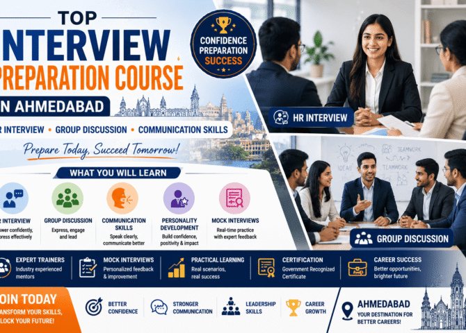 Top Interview Preparation Course in Ahmedabad (2026): HR Interview, Group Discussion & Communication Skills Guide