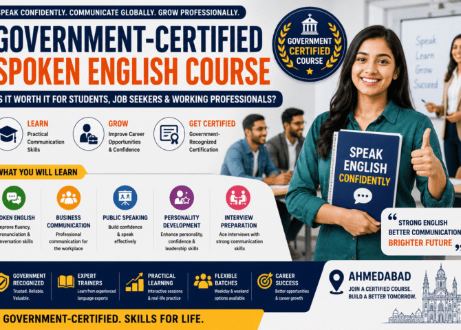 Government-Certified Spoken English Course (2026): Is It Worth It for Students, Job Seekers & Working Professionals?