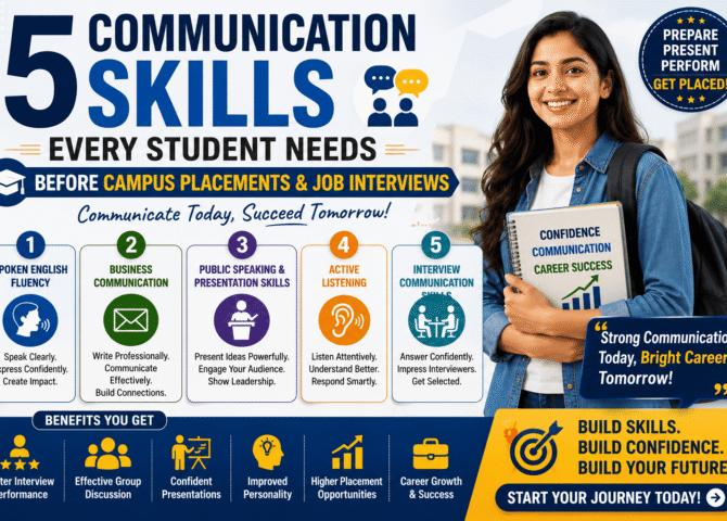 5 Communication Skills Every Student Needs Before Campus Placements and Job Interviews (2026 Guide)