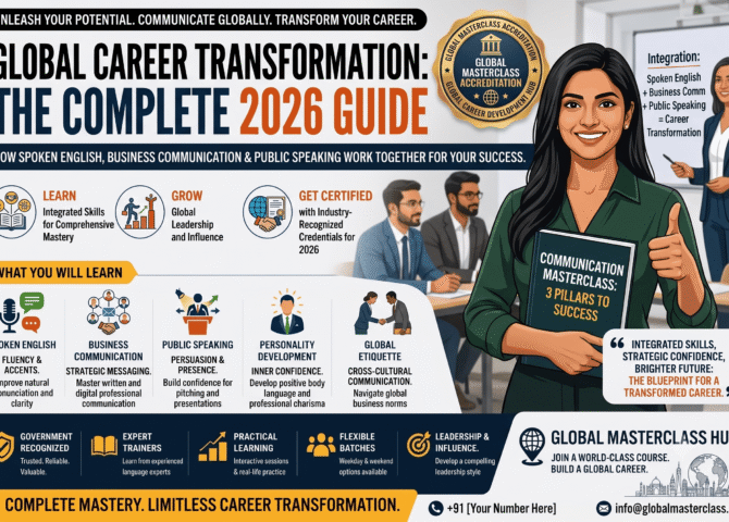 How Spoken English, Business Communication & Public Speaking Together Can Transform Your Career (2026 Guide)