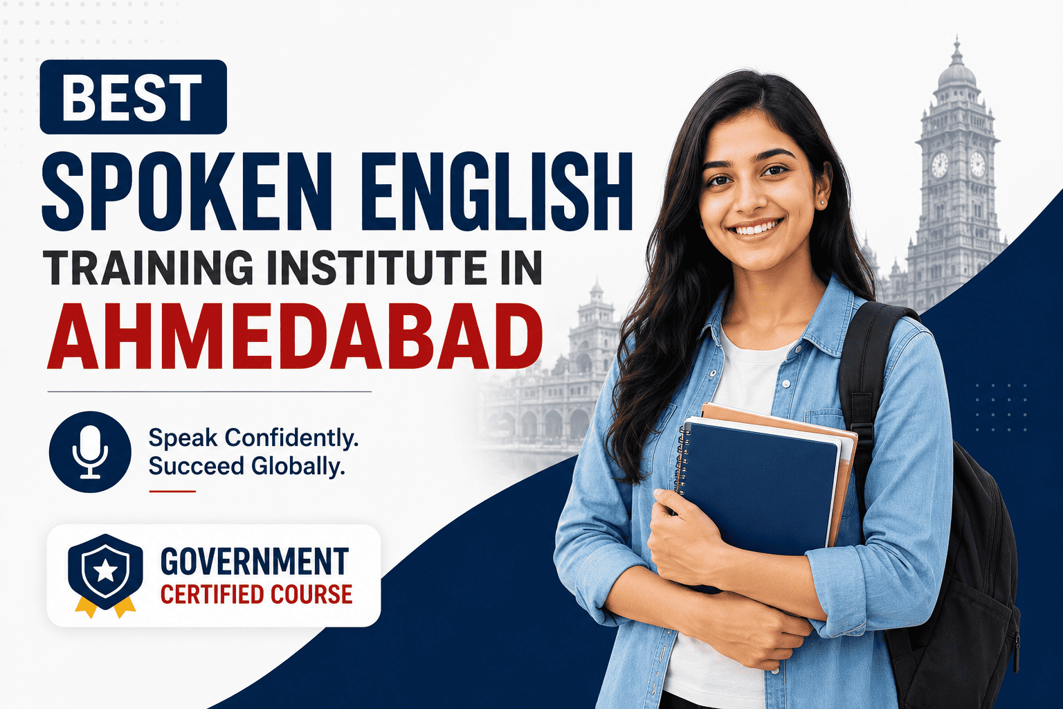 Government Certified Spoken English Training Institute in Ahmedabad