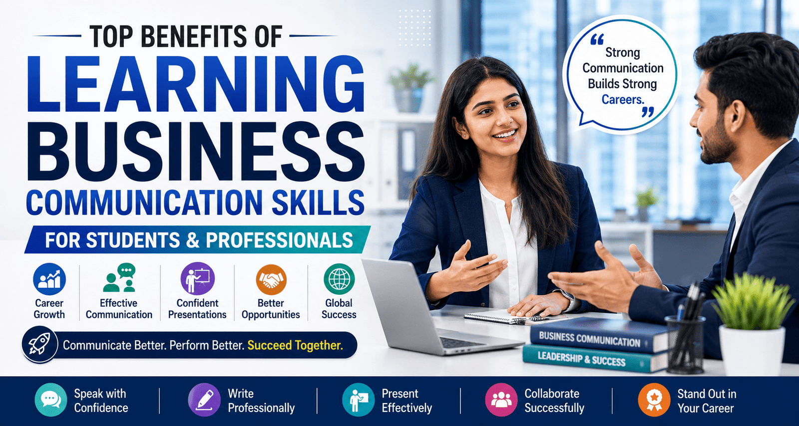 Top Benefits of Learning Business Communication Skills for Students & Professionals