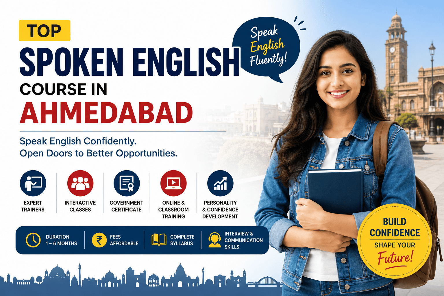 Top Spoken English Course in Ahmedabad