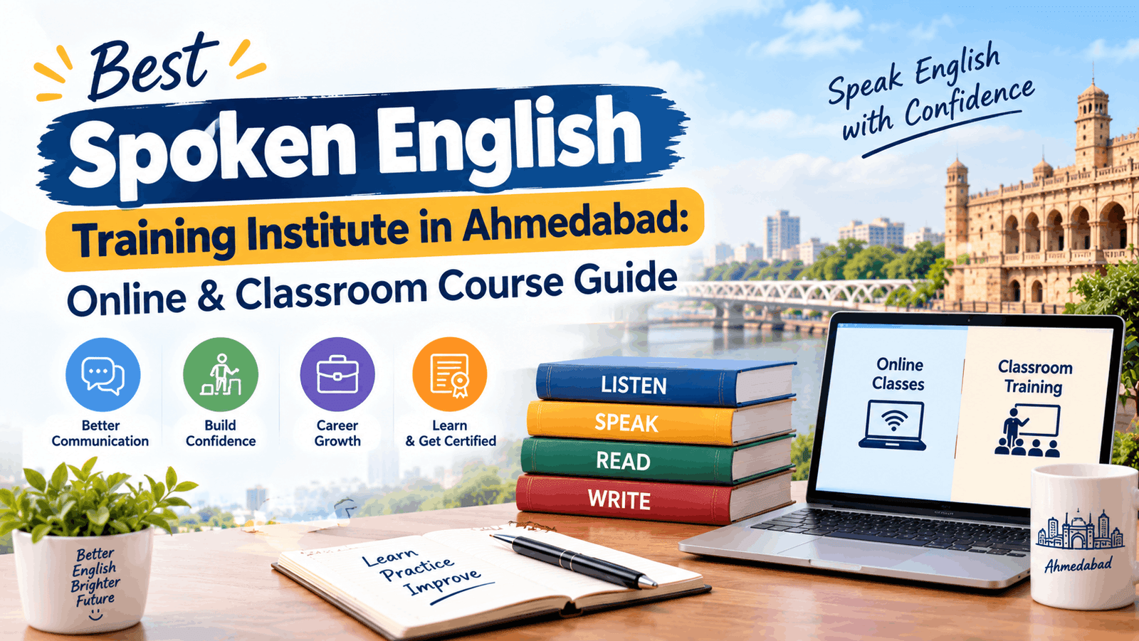 Best Spoken English Training Institute in Ahmedabad Online Classroom Course Guide