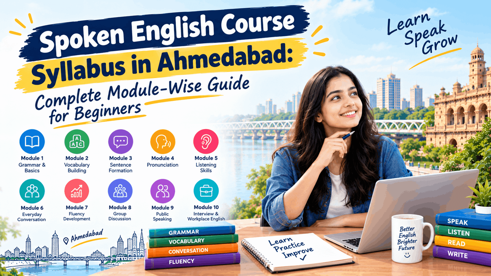 Spoken English Course Syllabus in Ahmedabad Complete Module-Wise Guide for Beginners