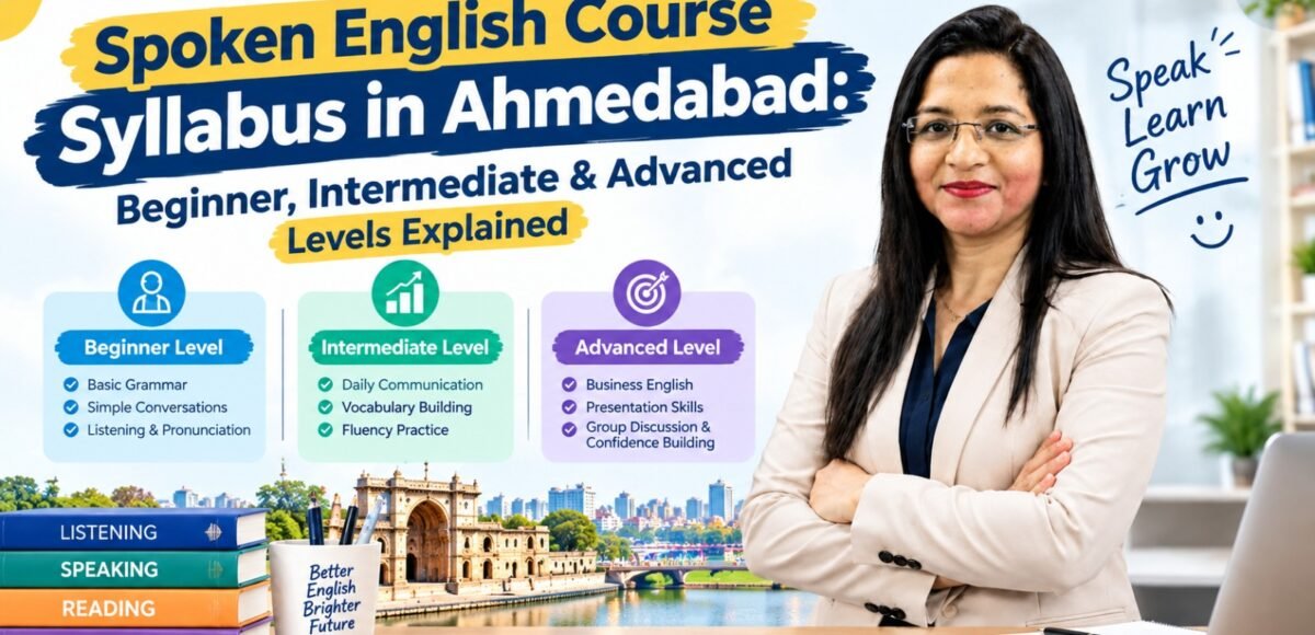 Spoken English Course Syllabus in Ahmedabad: Beginner, Intermediate & Advanced Levels Explained